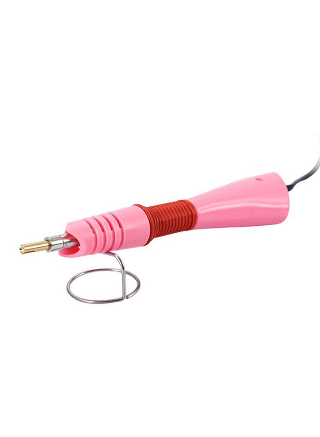 NIBEMINENT DIY Hot Rhinestone Crystal Machine Fix Applicator Electric Soldering Welding Repair Tools Pink 25.5 x 14.5 6centimeter - Image 2