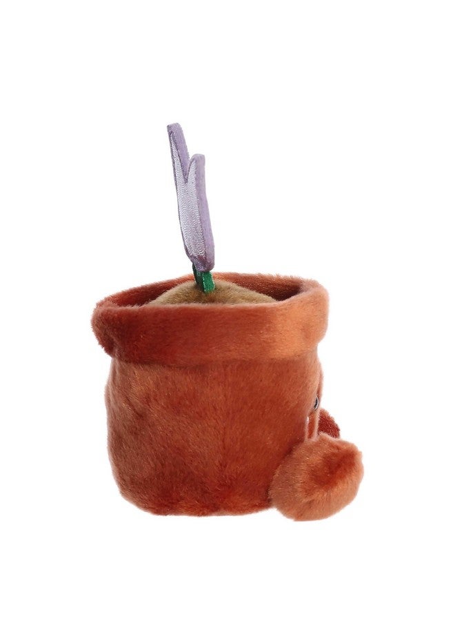 Aurora® Adorable Palm Pals™ Holland Potted Tulip Stuffed Animal - Pocket-Sized Play - Collectable Fun - Brown 5 Inches - Image 3
