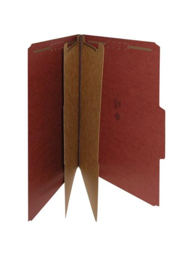 Expanding Folder LegalFolder: 2" ProngDivider: 1" Twin Prong2 DividersRed