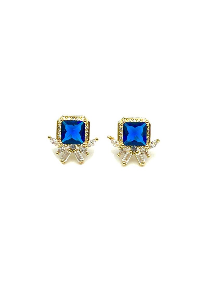 Sparkly Square Earrings