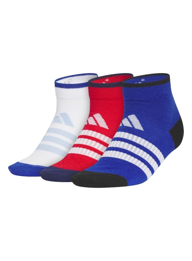 Adidas Kids Cc An 3P White Training Socks For Kids 5.5K - 7K - Image 1