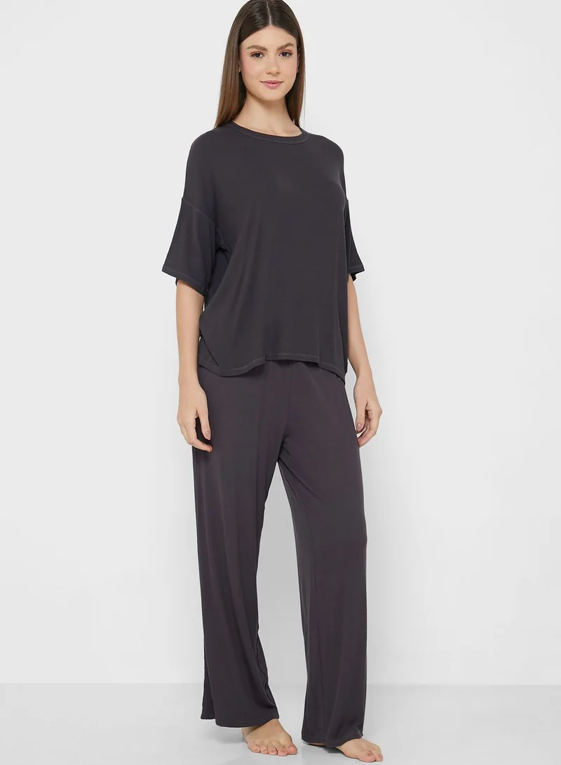 Cotton On Body Wide Leg Pyjama Pants