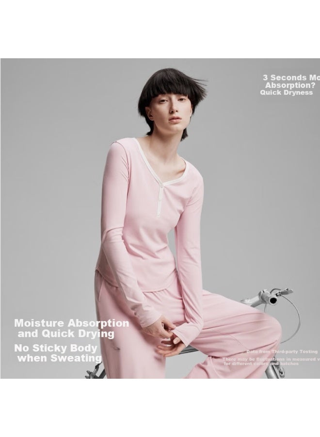 Bananain Nitrogen 505Dry Women'S Home Wear Light Sports Yoga Absorbent Cotton Spring And Summer Pajamas 【Zhou Dongyu'S Same Style】 - Image 1