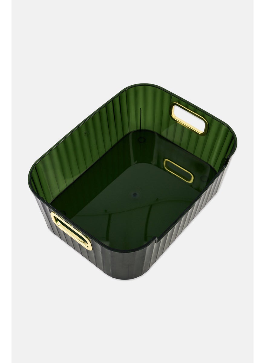 Oasis Home 1 Piece Multipurpose Storage Bin, Green  - Image 3