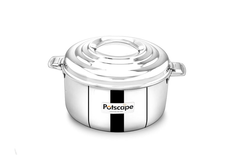 POTSCAPE طقم بوتسكيب ريجال كسرولة ساخنة 500 مل نظام قفل فريد نضارة تدوم طويلاً توزيع الحرارة بالتساوي كسرولة معزولة من الفولاذ المقاوم للصدأ خفيفة الوزن آمنة للأواني - Image 1