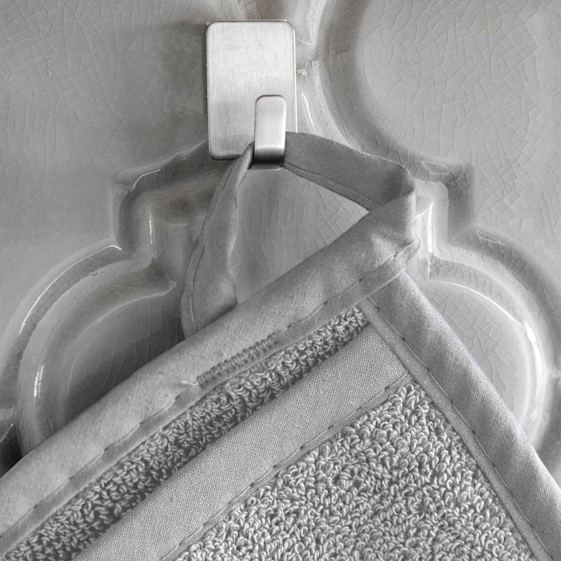 Ritz Terry Pocket Mitt & Hot Pad: Unparalleled Heat Resistant  Durable 100% Cotton - Ergonomically Designed for Optimal Grip - Easy-Care Machine Washable  Perfect for Your Kitchen - Titanium  2-Pk - Image 3