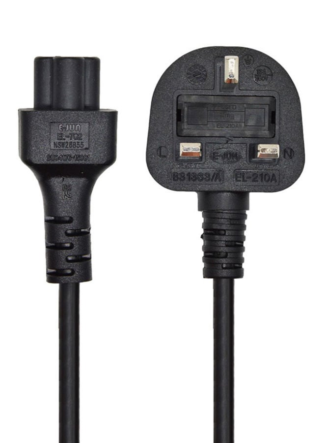 NIBEMINENT Laptop Power Cable Black - Image 2