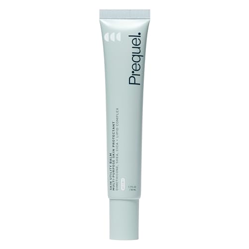Prequel Skin Utility Balm Advanced Occlusive Face Cream for Dry Skin Moisturizer for Sensitive Skin Thick NonComedogenic Barrier Protection with Dimethicone and Shea Butter 17oz Tube
