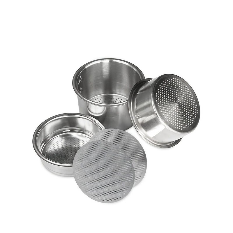 5Pcs 51mm Espresso Filter Baskets And Puck Screens Coffee Press Accessories Set - Image 1