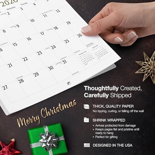 MICASA PRESS Black Labs 2026 Wall Calendar 12 Month | 12" x 24" Open | Thick & Sturdy Paper | Giftable | Cute Labrador Retriever Puppy Dog Calendar 2026 - Image 4