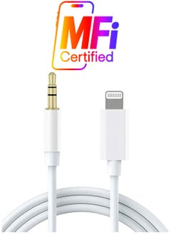 Aux Cord for iPhone, Apple MFi Certified esbeecables Lightning to 3.5mm Aux Cable for Car Compatible with iPhone 12 11 XS XR X 8 7 6 iPad iPod to Car Home Stereo Speaker Headphone