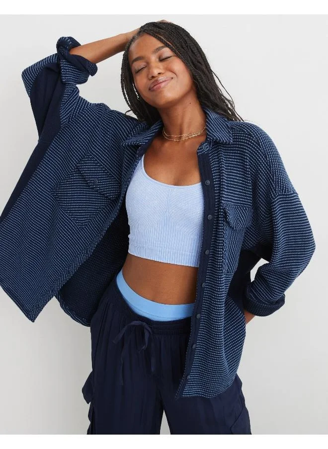Aerie Lumberjane Waffle Shirt