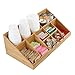 Mind Reader COMORGBM-BRN 11 Compartment Coffee Condiment Organizer, Brown Bamboo - Image 2