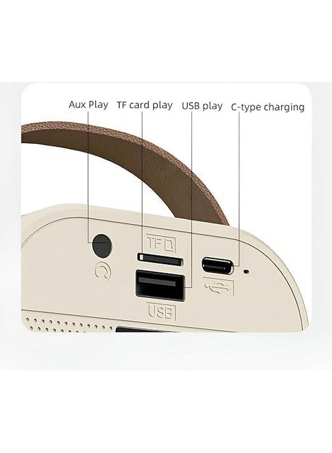 ماجيك واند Magicwand K12【USB-C-Charging Biege 1 Mic】 ميكروفون كاريوكي للأطفال ومكبر صوت لاسلكي بتقنية البلوتوث مع إضاءة LED RGB للأطفال - Image 4