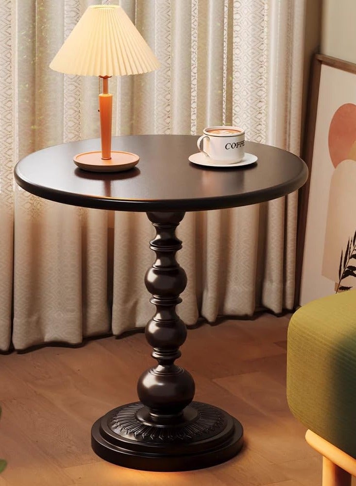 طاولة جانبية مستديرة، طاولة نهاية صغيرة لغرفة نوم غرفة المعيشة، طاولة بجانب السرير، طاولة قهوة خشبية، مضادة للماء ومكافحة الصدأ، لغرفة المعيشة، غرفة النوم، المكتب - Image 5