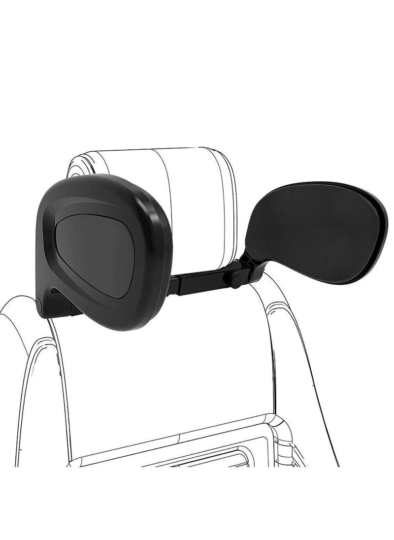 Ostin Ostin Headrest Car Seats Headrest Car ChildrenNeck Pillow Height Adjustable Car Headrest Side Headrest Cushion Made of Leather with Telescopic Rod and Sliding Clips  - Image 2