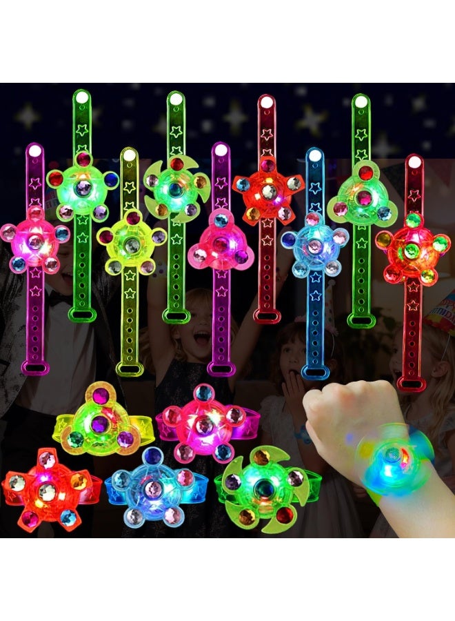 أقراط متحركة LED 10 حزمة، تُضيء وتنشط، هدايا احتفال للكبار والصغار من 4 إلى 8 سنوات، وعمر 8-12 سنة، ومعدات احتفال "الضوء في الظلام"، هدايا عيد الميلاد، ألعاب صندوق الكنوز للصف الدراسي، جوائز مهرجان - Image 1