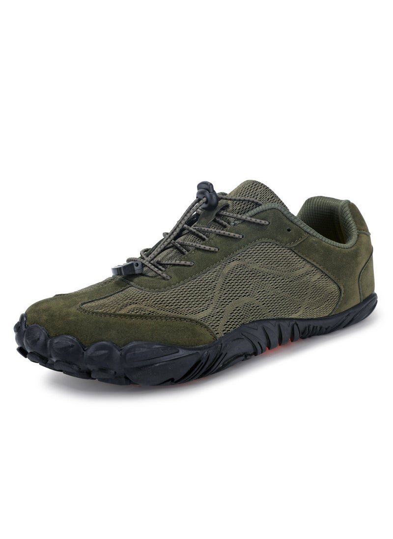 Generic - 2024 Summer Lightweight Comfortable Five-Toe Climbing Shoes for Hiking and Water Trekking Army green - Image 1