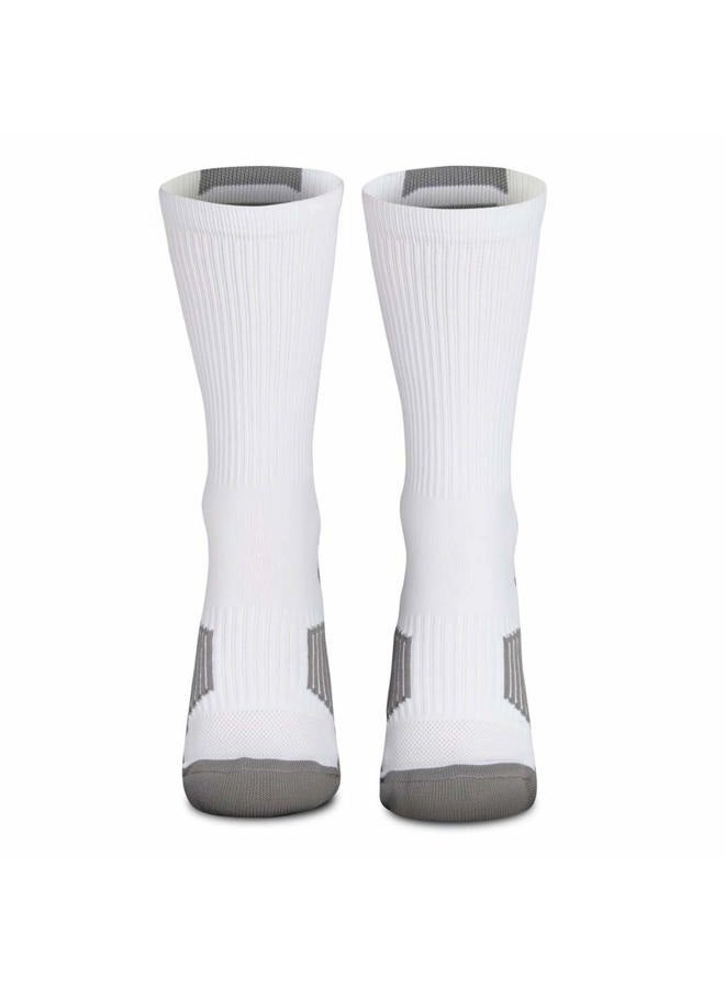ChalkTalkSPORTS Custom Team Number Crew Socks | Athletic Socks | White | 16 - Image 3