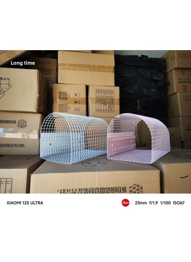 Aerial Tunnel, Channel Arch, Round Shelter, Fixable, Staircase, Rabbit, Pig, Chinchilla Toy Rabbit-Color:A Piece Of Flower Anti-slip Mat [excluding Tunnel]  - Image 3