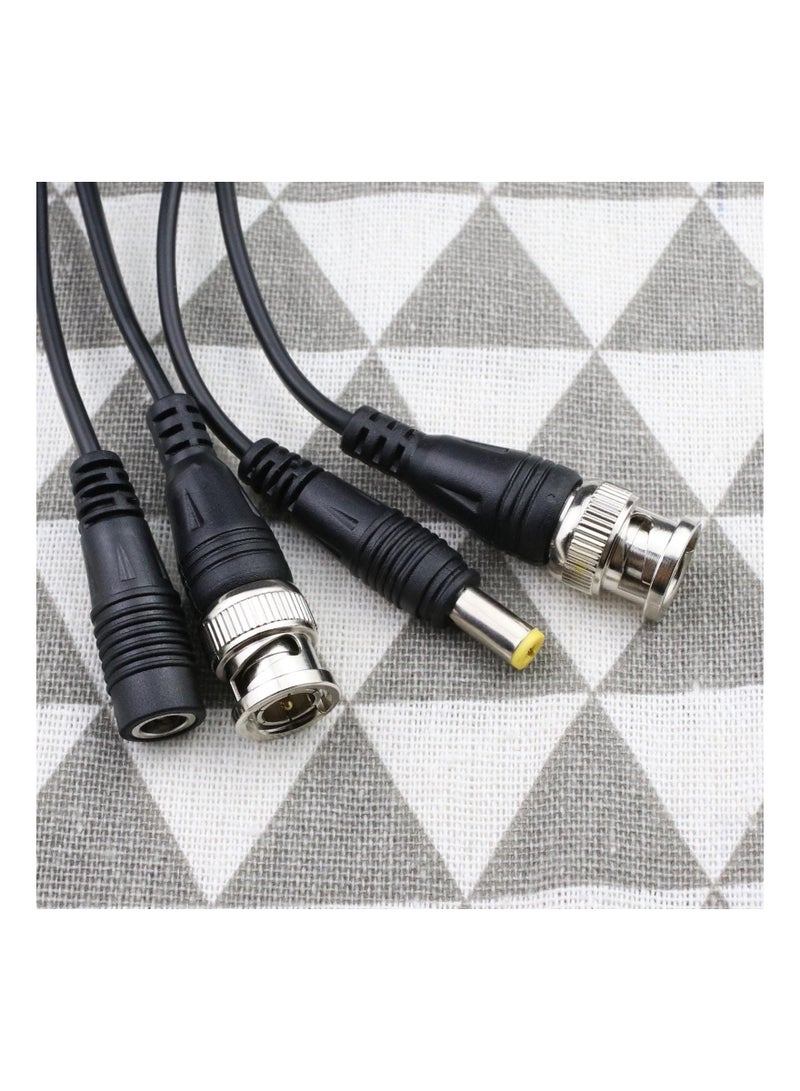Captaintech 4pcs Passive Video Balun, Rj45 To Bnc Transceiver Transmitter, 1080p-8mp Dc Power Passive Audio Video Balun, Plastic Metal, Supports All Video Devices, Cameras, Monitors, Dvr Cards and Video Recorders - Image 5