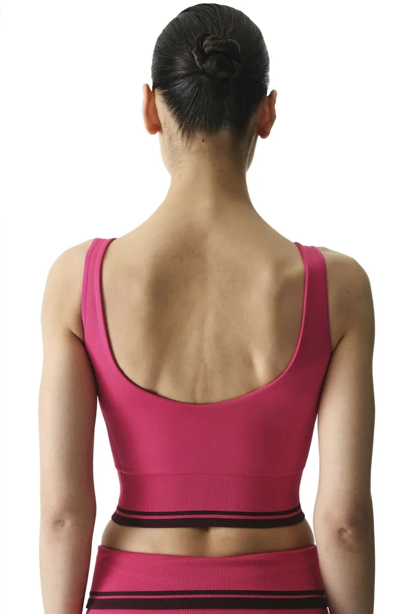 بنتي PENTI Seamless Heart Neckline Removable Padded Sports Bra