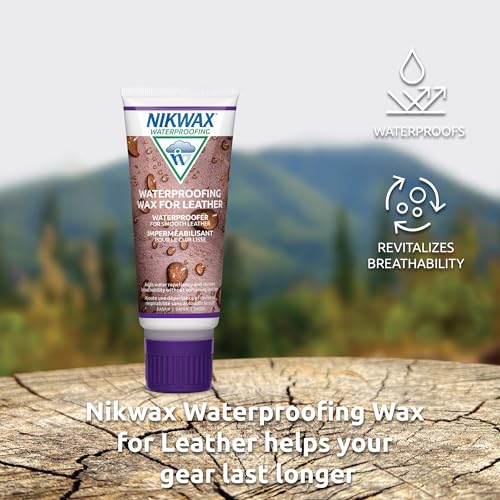 Nikwax Waterproofing Wax for Leather, Cream, Restores DWR Water Repellency, Shoe Care, Boot & Footwear Cleaner, Rain Protection, Safe for Gore-Tex - Image 4