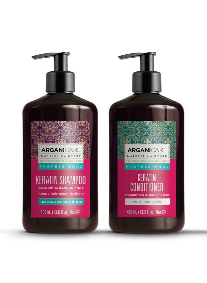Arganicare Rganicare Keratin Shampoo And Conditioner (Shampoo And Conditioner)  - Image 2