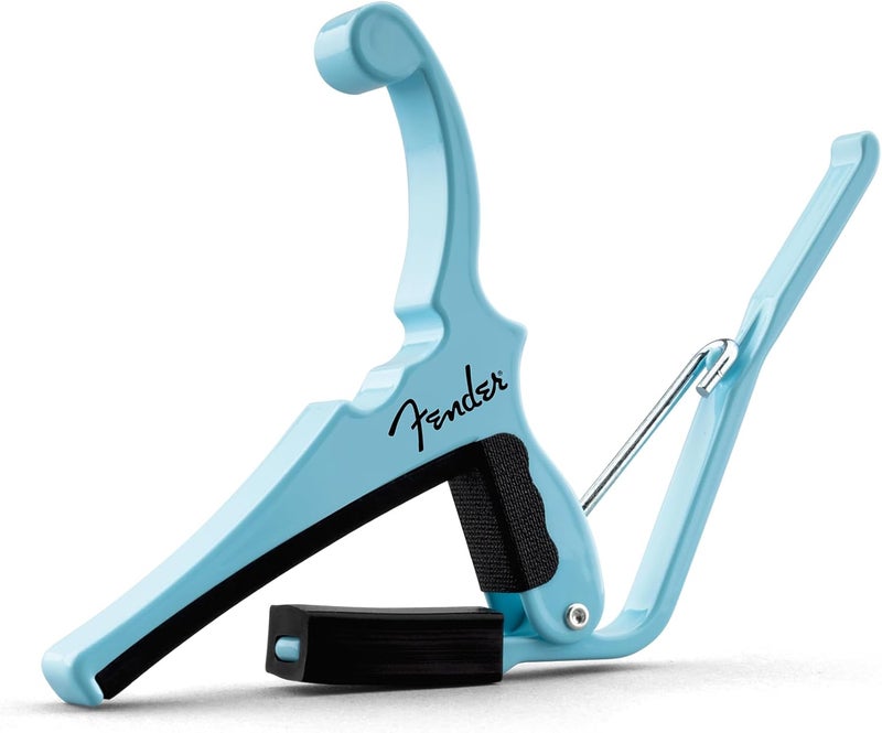 Kyser Musical Products Fender X Quick-Change Electric Guitar Capo, KGEFDBA, Daphne Blue - For Electric Guitars, Collaboration with Fender, Made in USA, Quality, Strong, Lightweight, Quick - Image 2