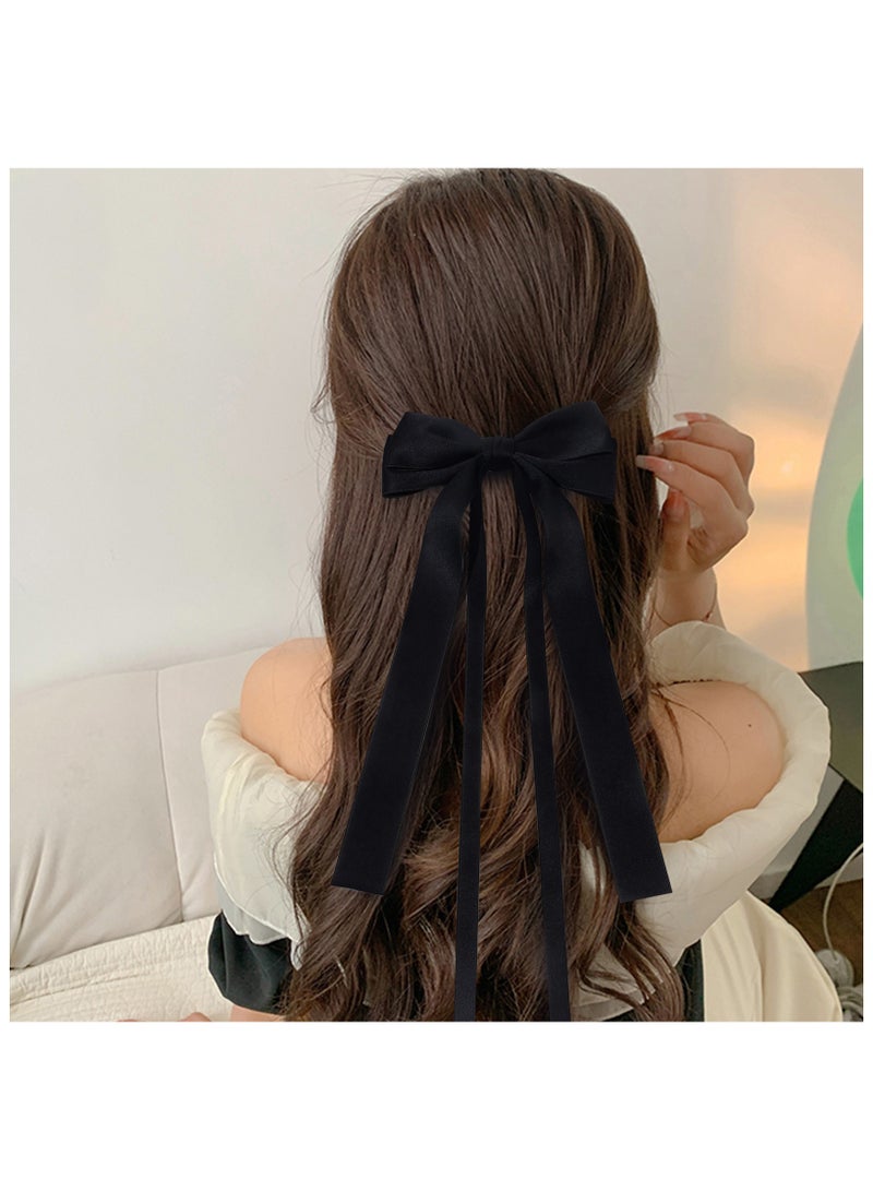 مشبك شعر على شكل قوس مشبك شعر انسيابي مشبك شعر نسائي إكسسوارات شعر بسيطة مشبك شعر منقار البط مشبك شعر مزاج الشريط 2 أزياء - Image 3