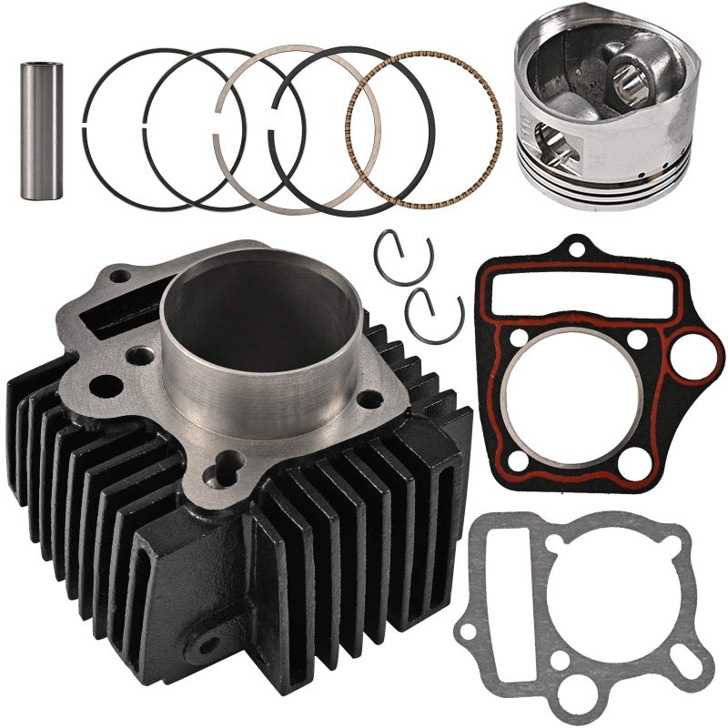 قطع غيار محرك Trkimal 524mm مجموعات أسطوانة كبيرة مع حشوات ومجموعة مكبس لدراجة ATV 110cc من TaoTao Coolster ودراجة ترابية وكارتينغ