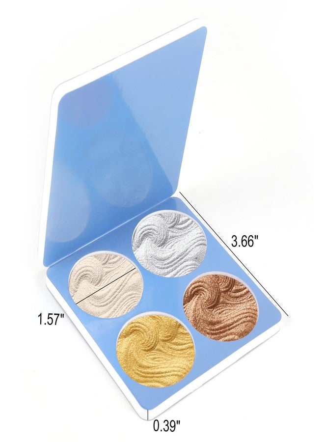 بوبين بودرة إضاءة بوبين، باليت إضاءة، بودرة لامعة، إضاءة للوجه، باليت برونزر، مقاومة للماء، تدوم طويلاً - Image 5