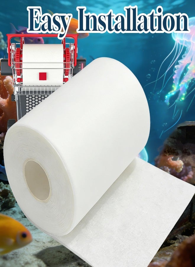 PurifyLogix Fleece Roll Replacement for Red Sea 1200, Efficient Filtration Media for ReefMat 1200, Ideal Filter Media for Coral & Reef Aquarium Maintenance, 115' Long * 6.7" High - Image 4