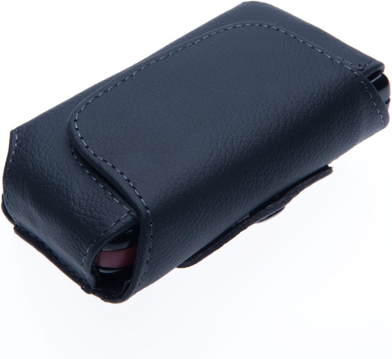 Keple Leather Horizontal Belt Clip Holster Black Compatible with Nokia 2720 Fold 11 100 105 106 107 108 109 112 113 114 130 206 207 208 220 301 515 1202 1208 1208 1 209 1280 Phone Case Skin Wallet - Image 5