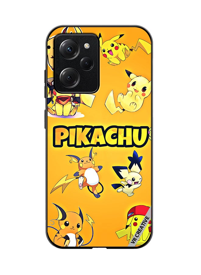 VR CREATIVE Protective Case Cover For Xioami Pcoo X5 Pro Pikachu Surfing Design Multicolour - Image 1