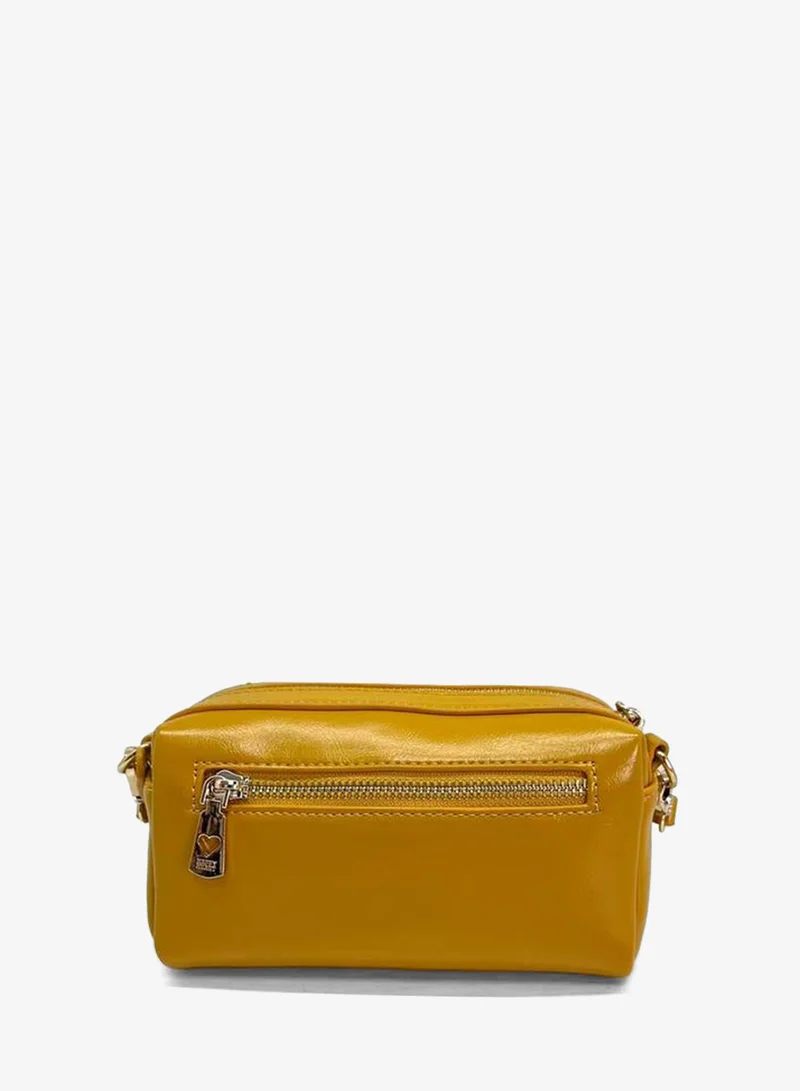 Take Two Plain Crossbody Bag With Zip