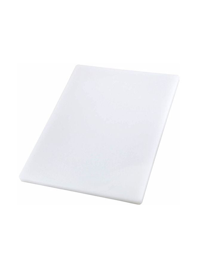 Winco Heavy-Duty plastic Cutting Board, 15" x 20" x 1", White