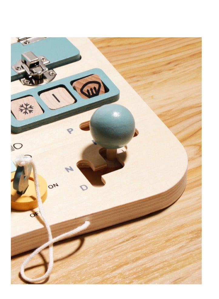Early Childhood Education Simulation Steering Wheel Board Children's Play House Learning Driving Puzzle Toys - Image 5