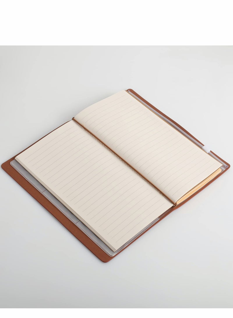 Excefore To My Daughter Leather Journal, Gift from Dad - Enjoy the Ride and Never Forget Way Home Notebook 136 Page Travel Diary Journal Sketch Book Graduation Back to School for Girls  - Image 5
