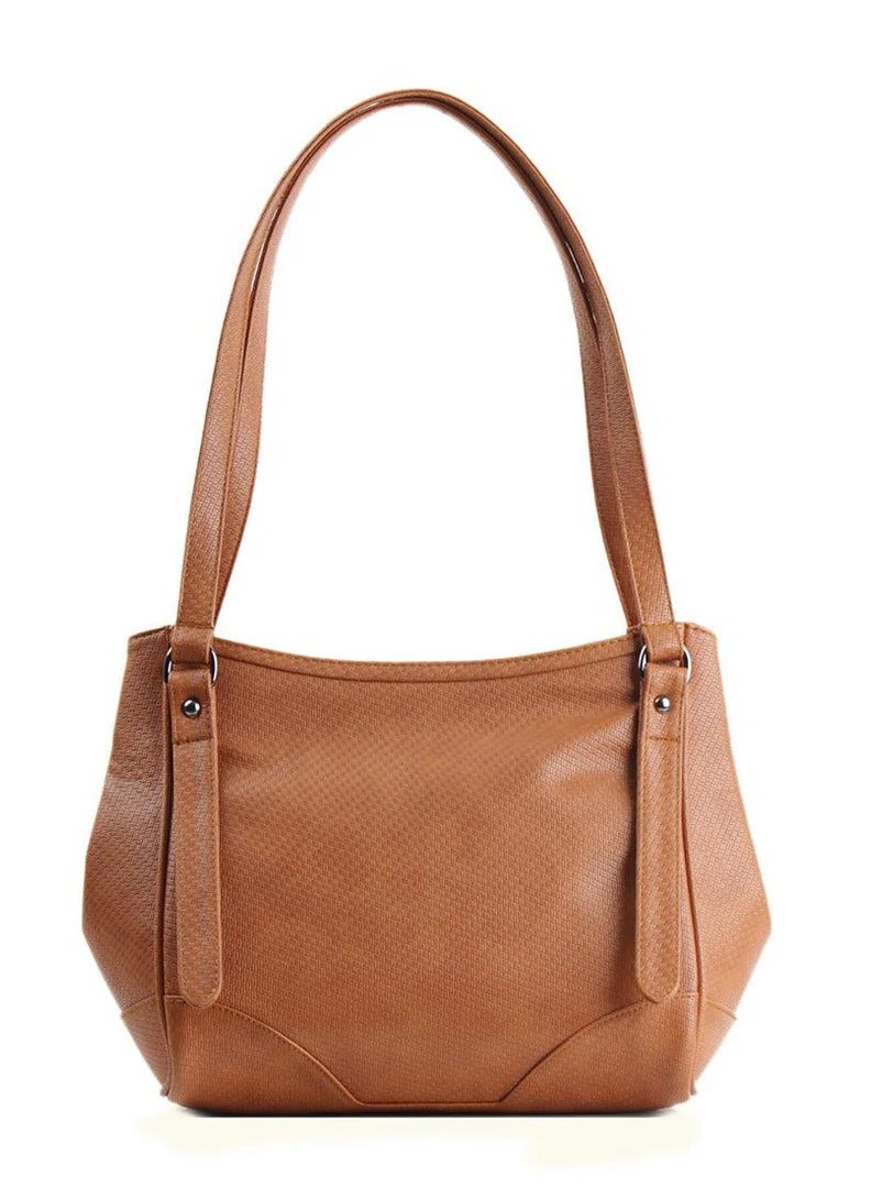 Leather Tote Bag Abstract - Image 2