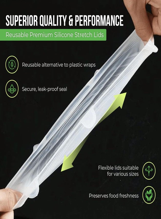 Basic Haus Reusable Silicone Stretch Lids Cover (Silicone Stretch Lids) - Image 5