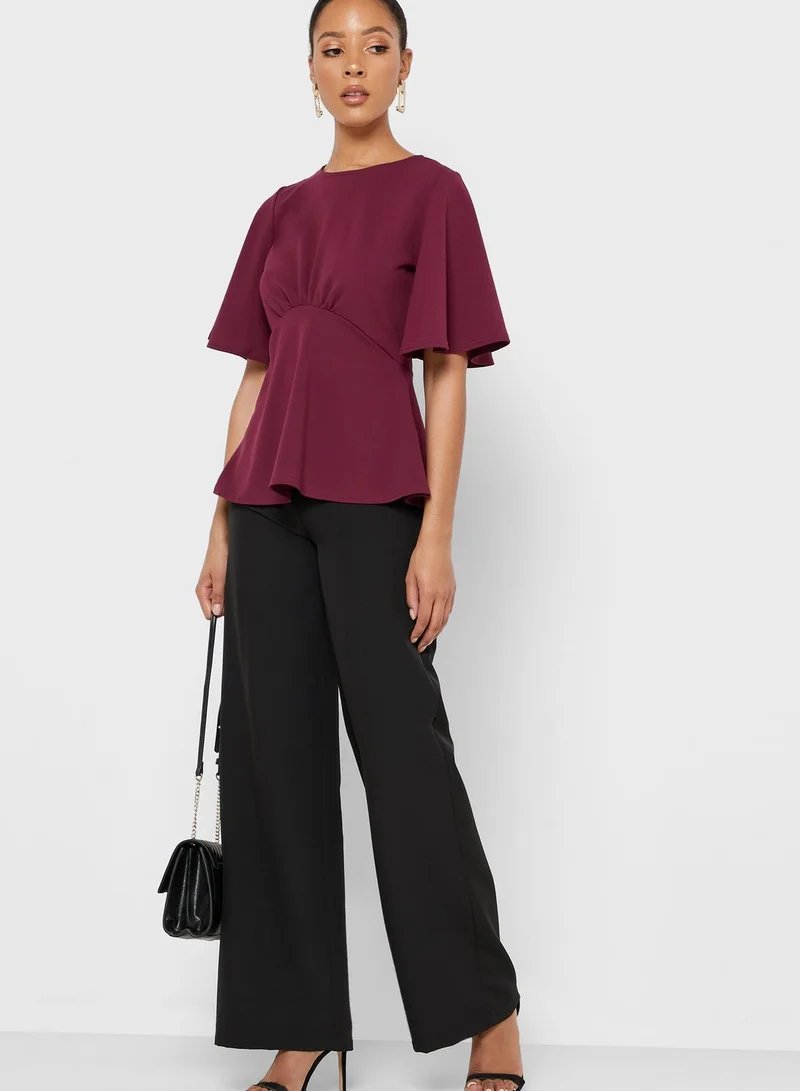 QUIZ Peplum Top