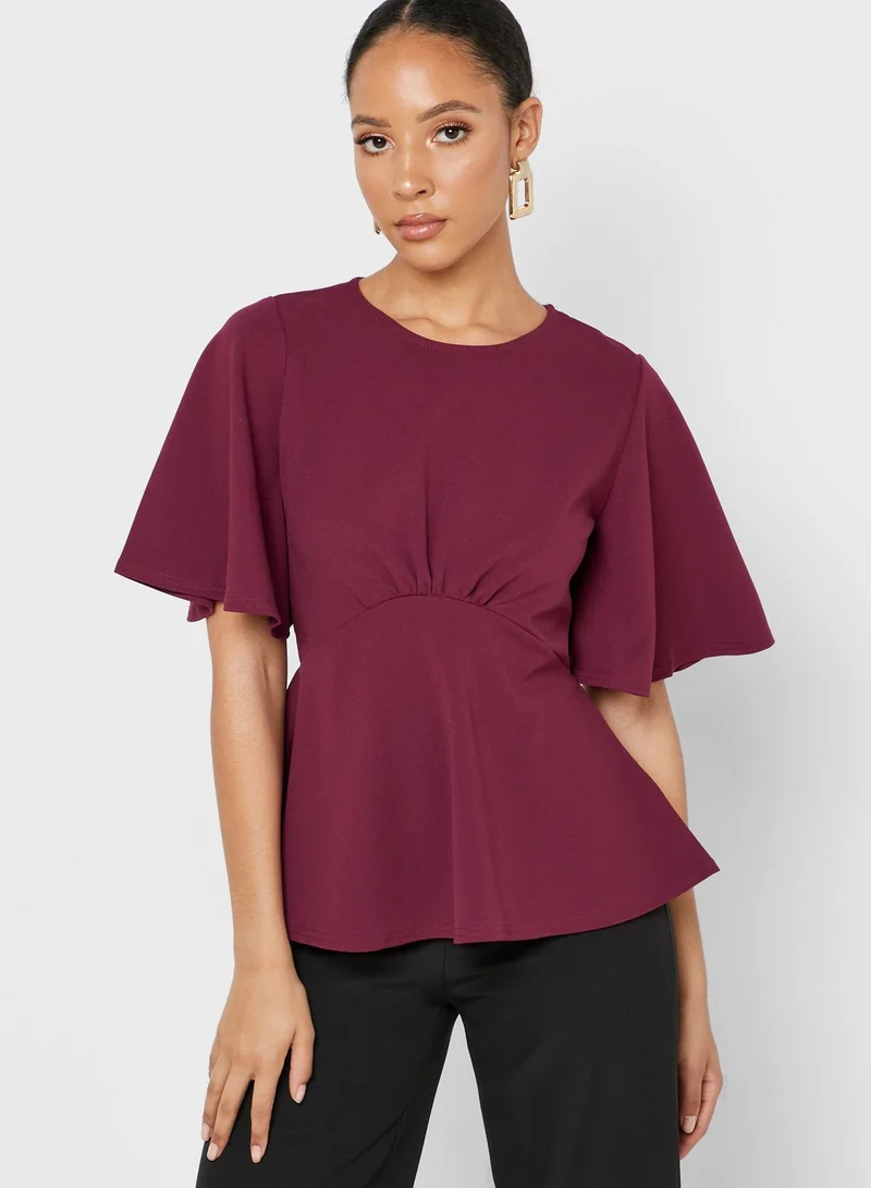 QUIZ Peplum Top