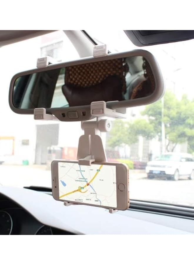 الكبريت حامل الهاتف المحمول مثبت على مرآة الرؤية الخلفية للسيارة