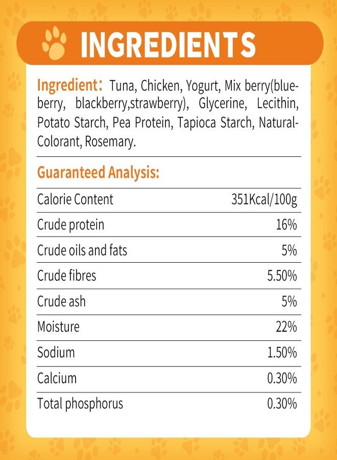 Dentalight - Yumm Stix Tuna Yogurts Stick Dog Treat Training Snack 70g, (70g, Mix Berry) - Image 5