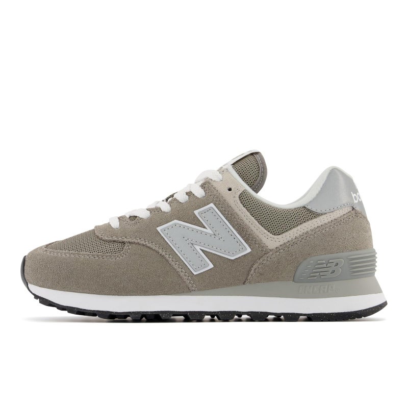 New Balance Women's 574 Core Sneaker, Grey/White, 8.5 - Image 4
