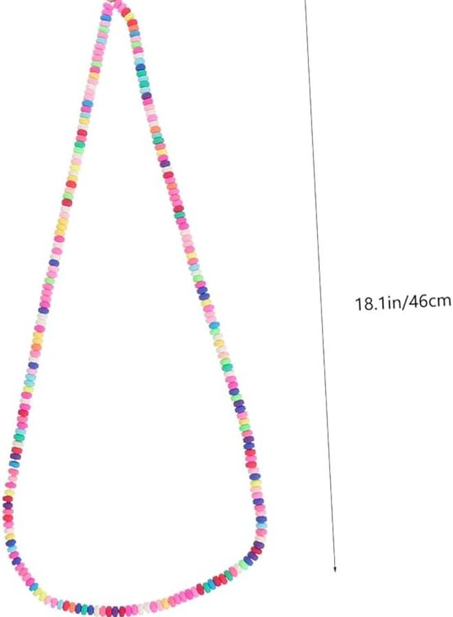 Colorful Soft Clay Bead Phone Lanyard Necklace Strap for Smartphones Keys USB Women - Image 3