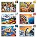 Biarek 6 Pack Large Piece Puzzles for Seniors 24 Piece Dementia Puzzles for Elderly Penguin Sea Turtle Deer Jigsaw Puzzle Alzheimers Dementia Products Products for Adult Cognitive Gifts Toy for Men Women - Image 2