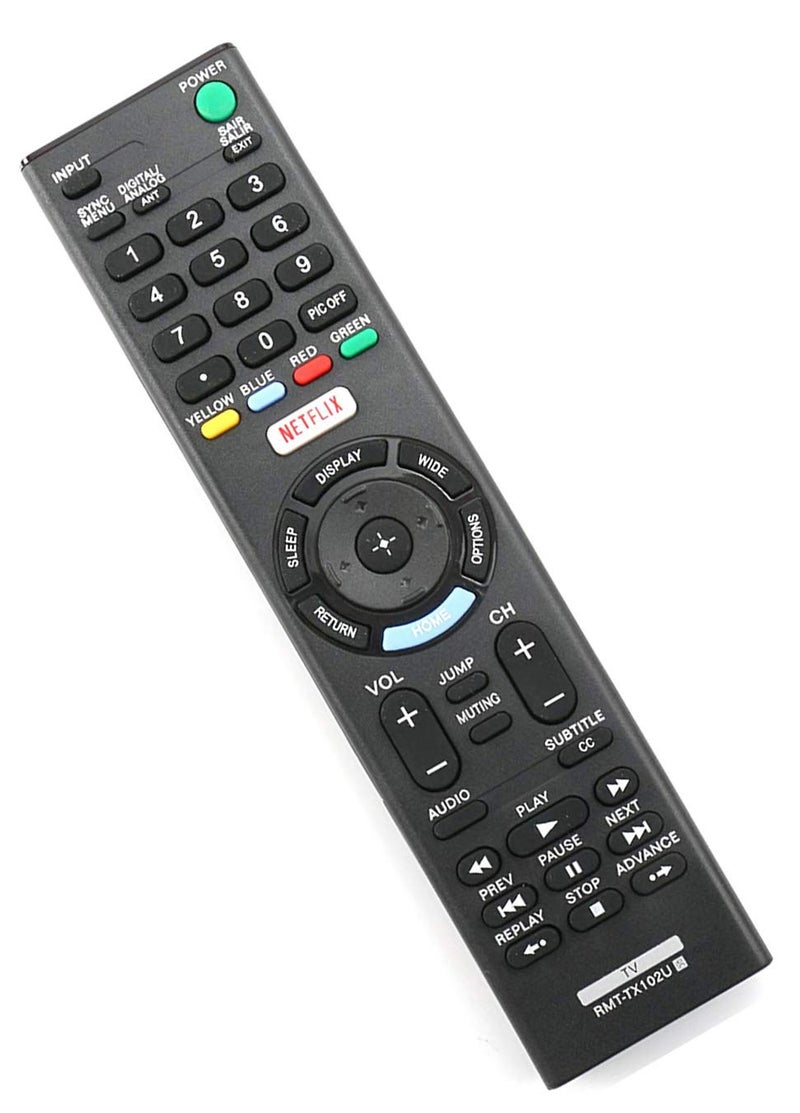UBay RMT-TX102U Remote Control Replaced for Sony TV KDL-32R500C KDL-40R510C KDL-40R530C KDL-40R550C KDL-48R510C KDL-48R530C KDL-48R550C 149298011 KDL40R550C - Image 1