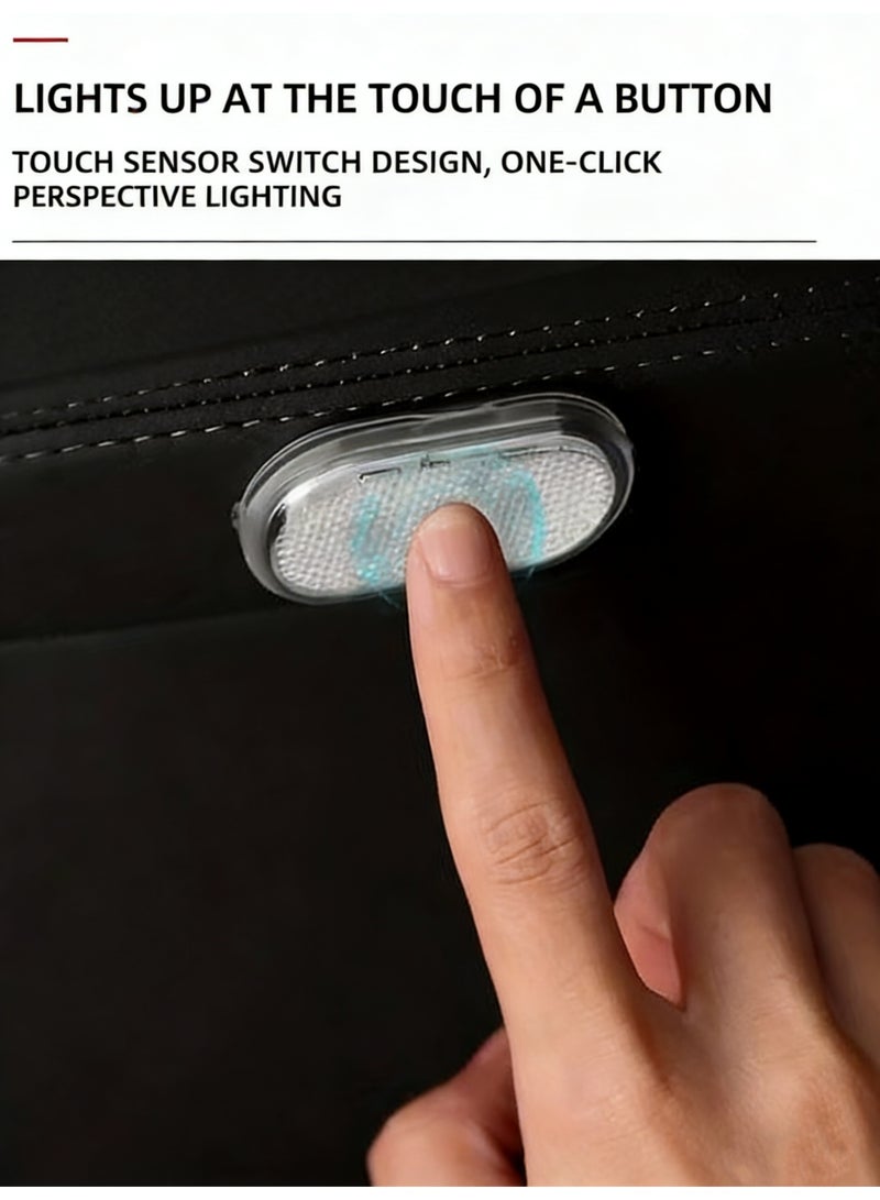 Car Interior Lights Wireless LED - USB Chargeable Ceiling Lamp, Hand Reading Light & Door Light For Night Time Illumination - Image 2